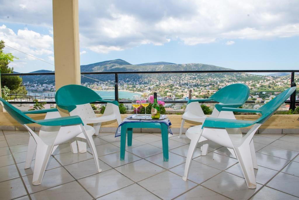 Niki Seaview Apartment Pórto Ráfti Esterno foto